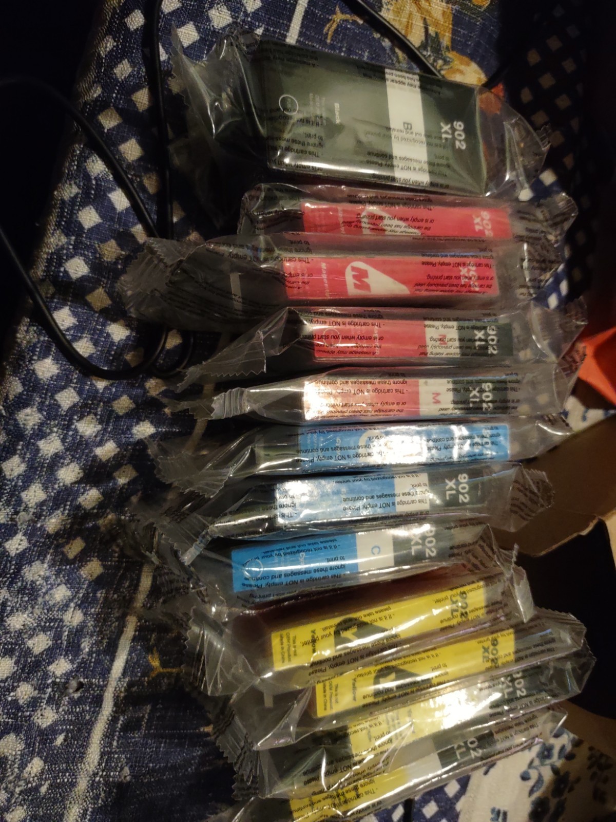 New Genuine HP 902XL Black & Color Ink Bulk Cartridges OfficeJet Pro 6954 6968