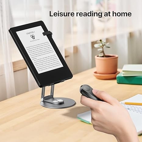 Sycelu K2 RF Remote Control Page Turner for Kindle Reading Remote -  Black