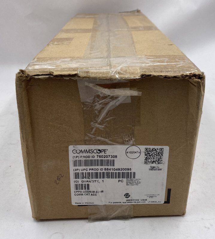 COMMSCOPE CPPA-UDDM-M-2U-48 760207308 ANGLED DISTRIBUTION MODULE PATCH