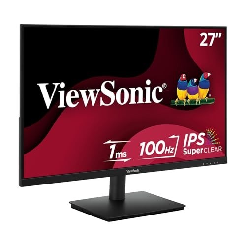 27 Inch Monitor, 1080p, IPS, 100Hz, HDMI, VGA, Anti Glare Screen