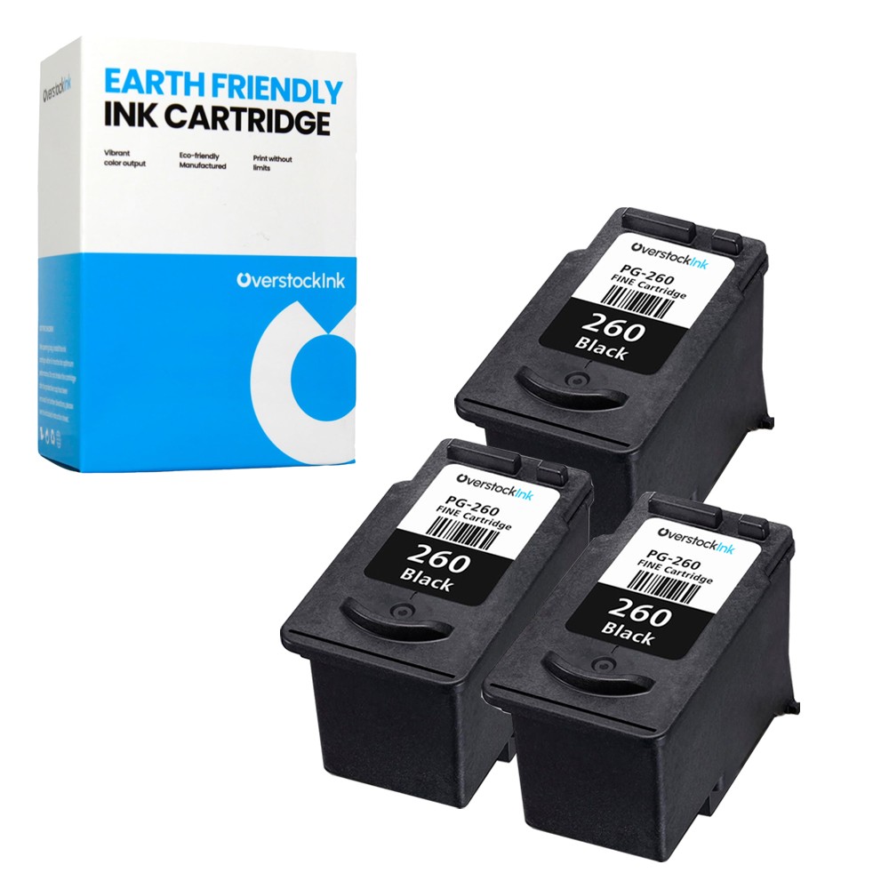 3PK Replacement OSI PG-260 Ink Cartridge for Canon PIXMA TR7020 TR7020a TR7022a