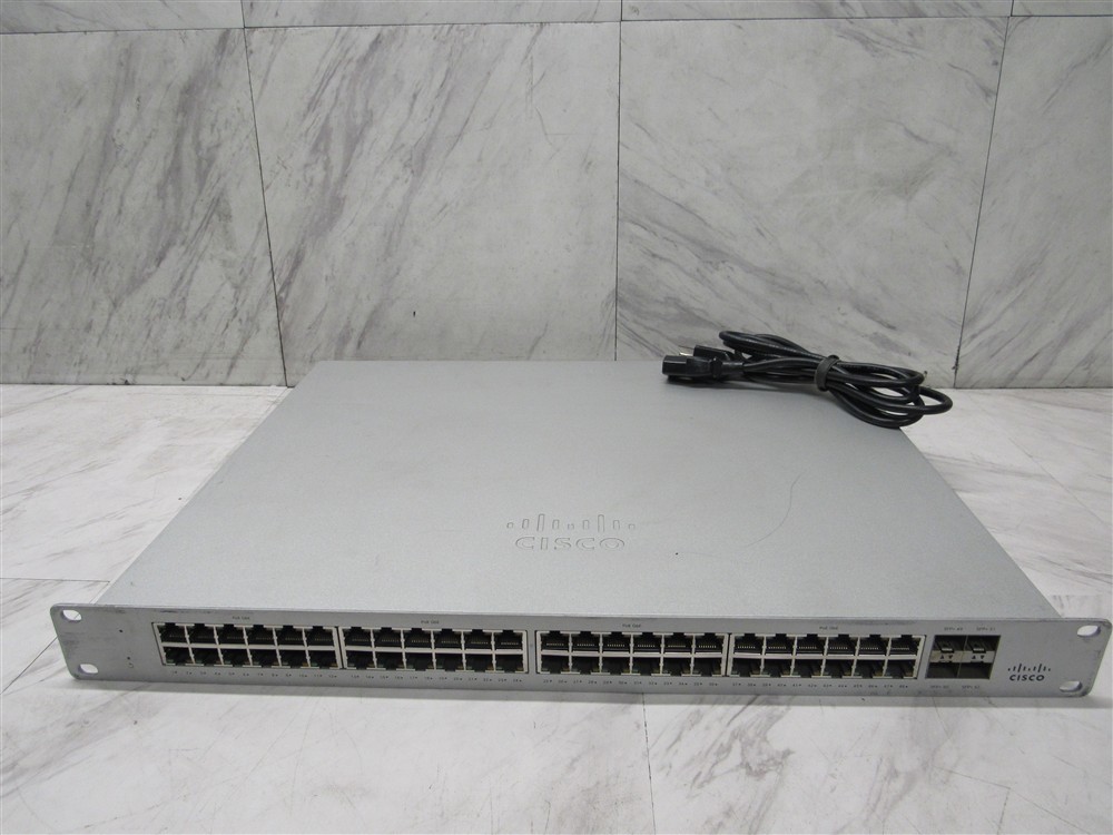 Cisco Meraki MS125-48LP-HW 48-Port PoE+ Switch Unclaimed Tested