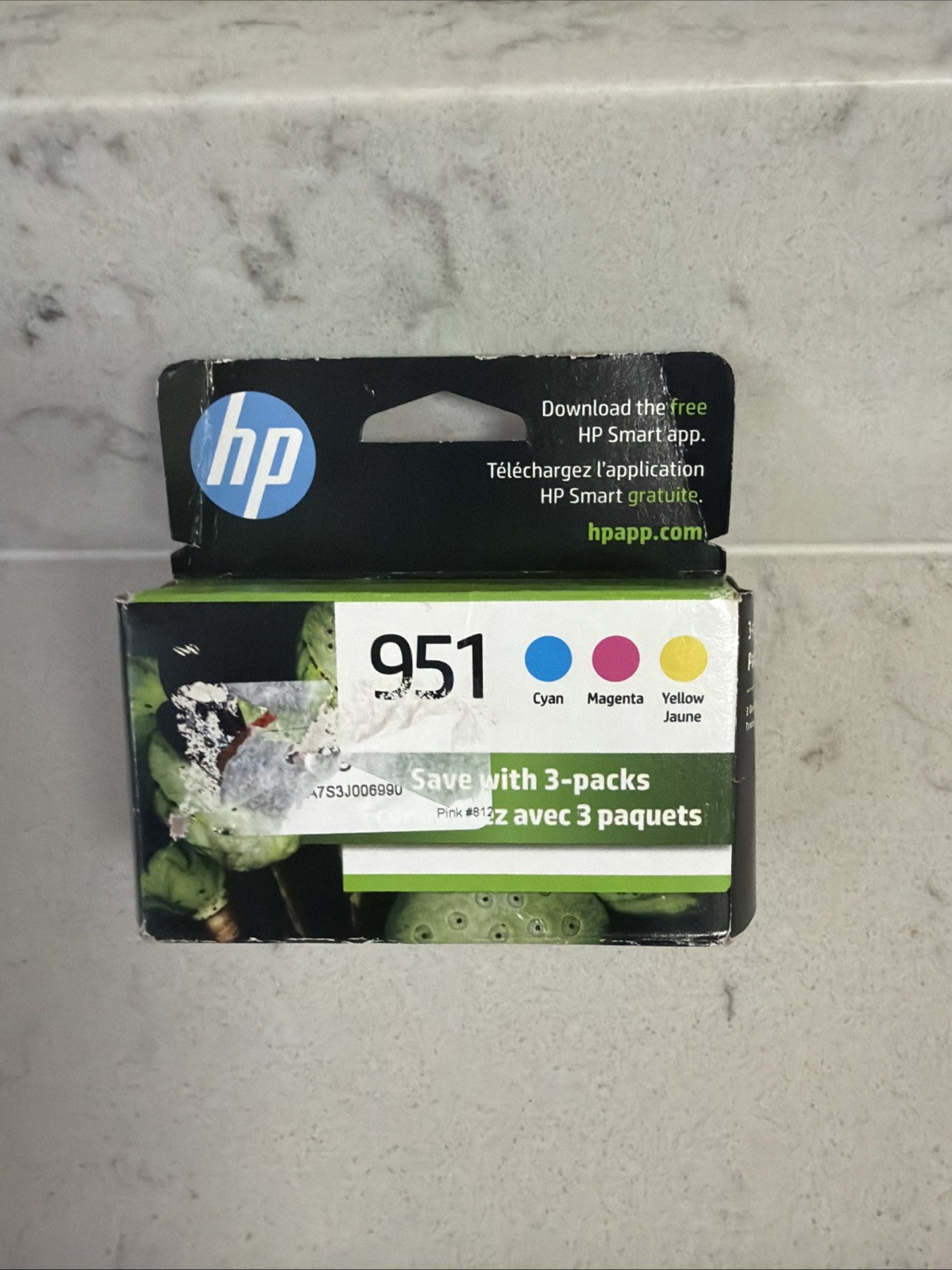 HP 951 OEM Color Ink Cartridges Exp August 2020
