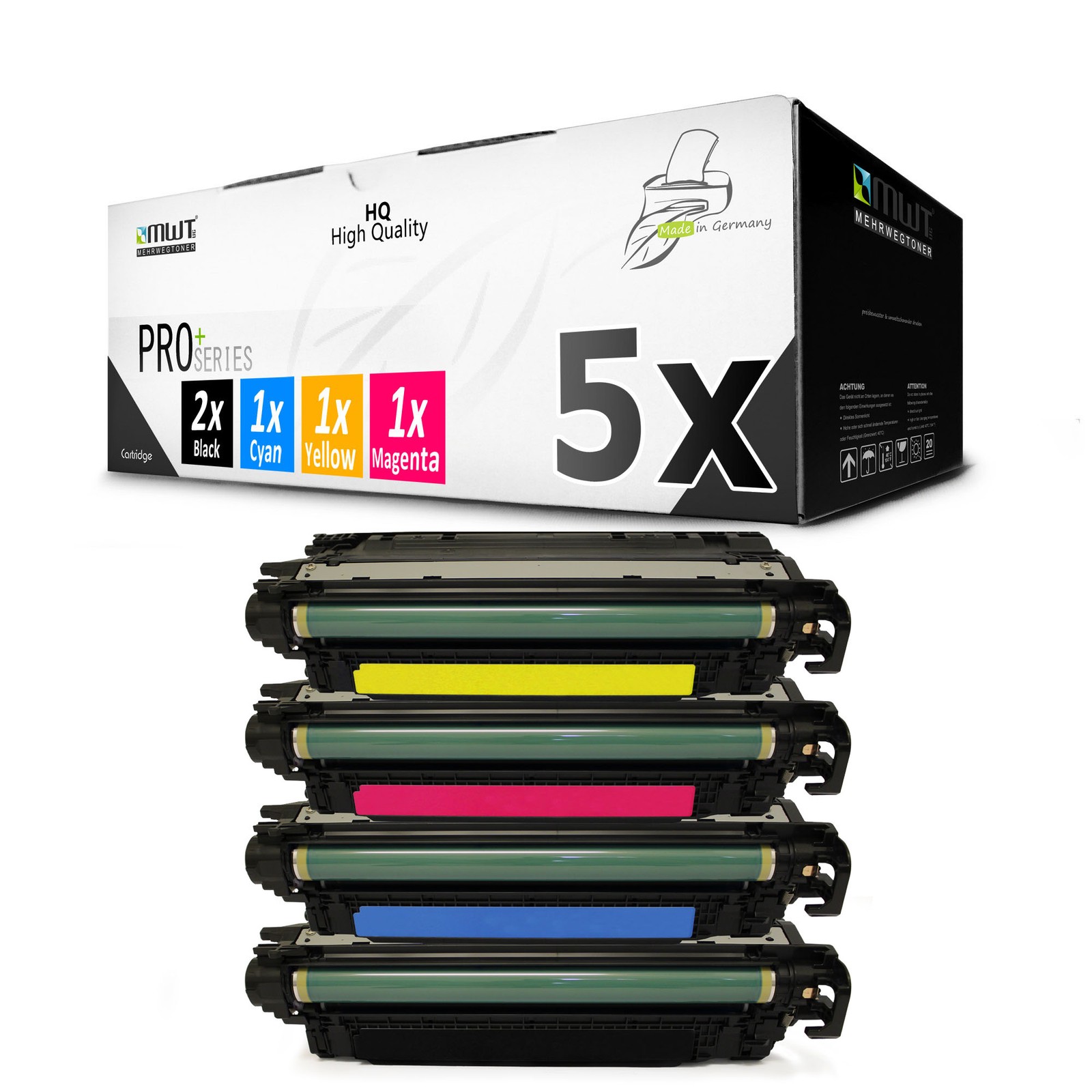 5x MWT PRO Compatible Toner For HP LaserJet Pro 500 Color MFP 570-dw 570-dn