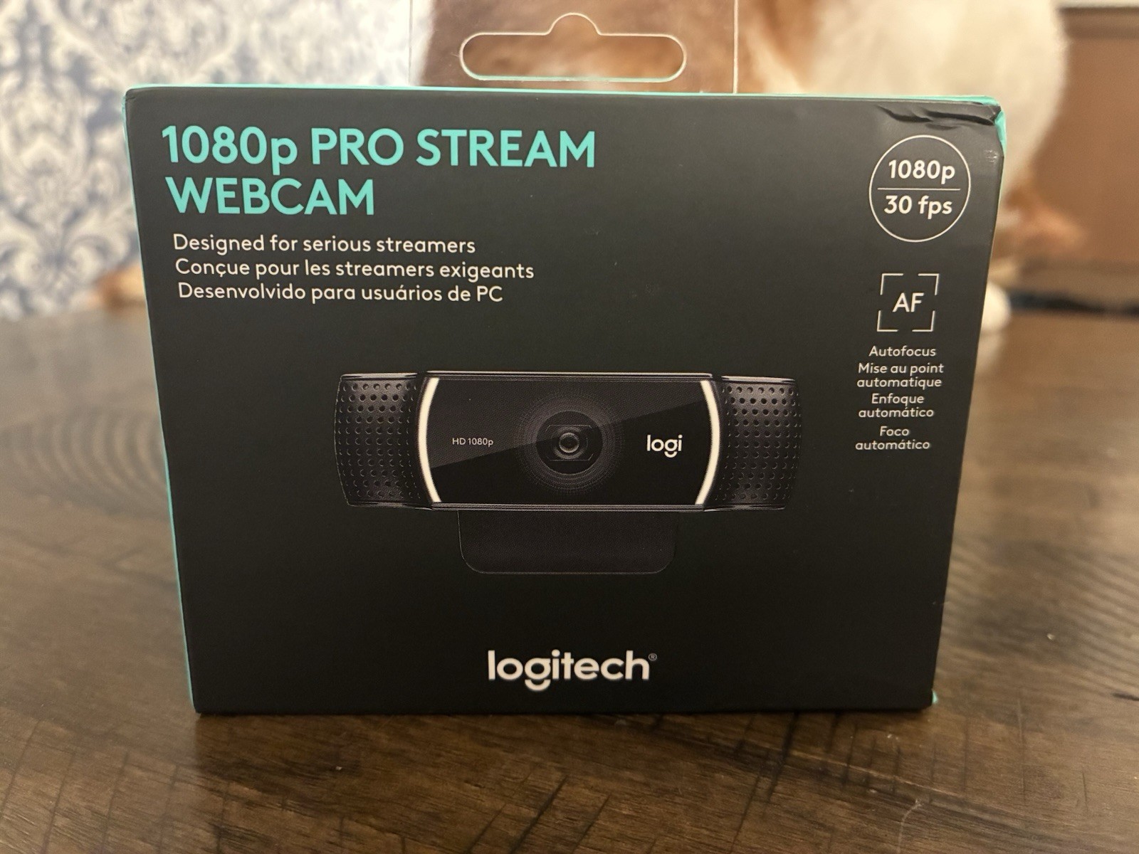 NEW Logitech Pro 1080p Stream Webcam - Black 960-001211 Camera V-U0028