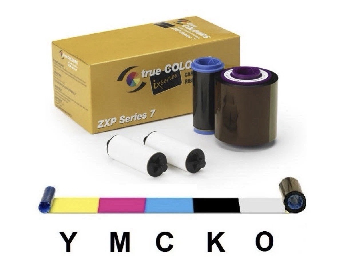 800077-742 YMCKO ZXP Series 7 Printer Ribbon - up to 1500 prints