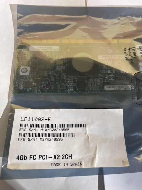 AMULEX LP11002-E 4 Gbps FC Dual-Port PCI-X HBA CARD