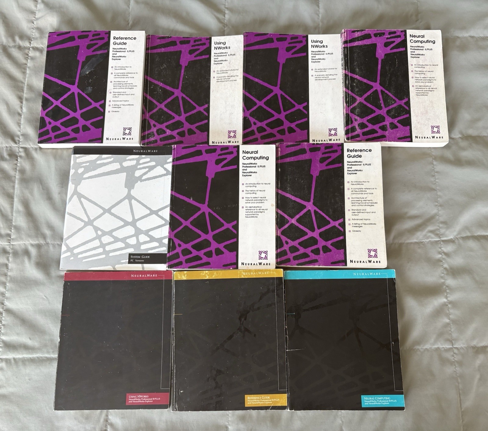 NeuralWare NeuralWorks Professional II PLUS 1991 Manuals 10pc AI Neural Network