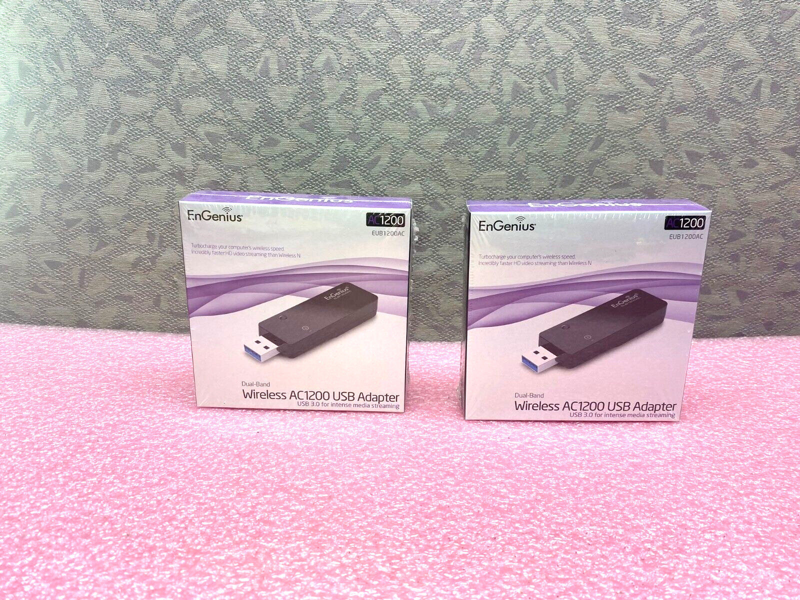 LOT OF 2 ENGENIUS EUB1200AC DUAL-BAND WIFIWIRELESS 3.0 USB ADAPTER