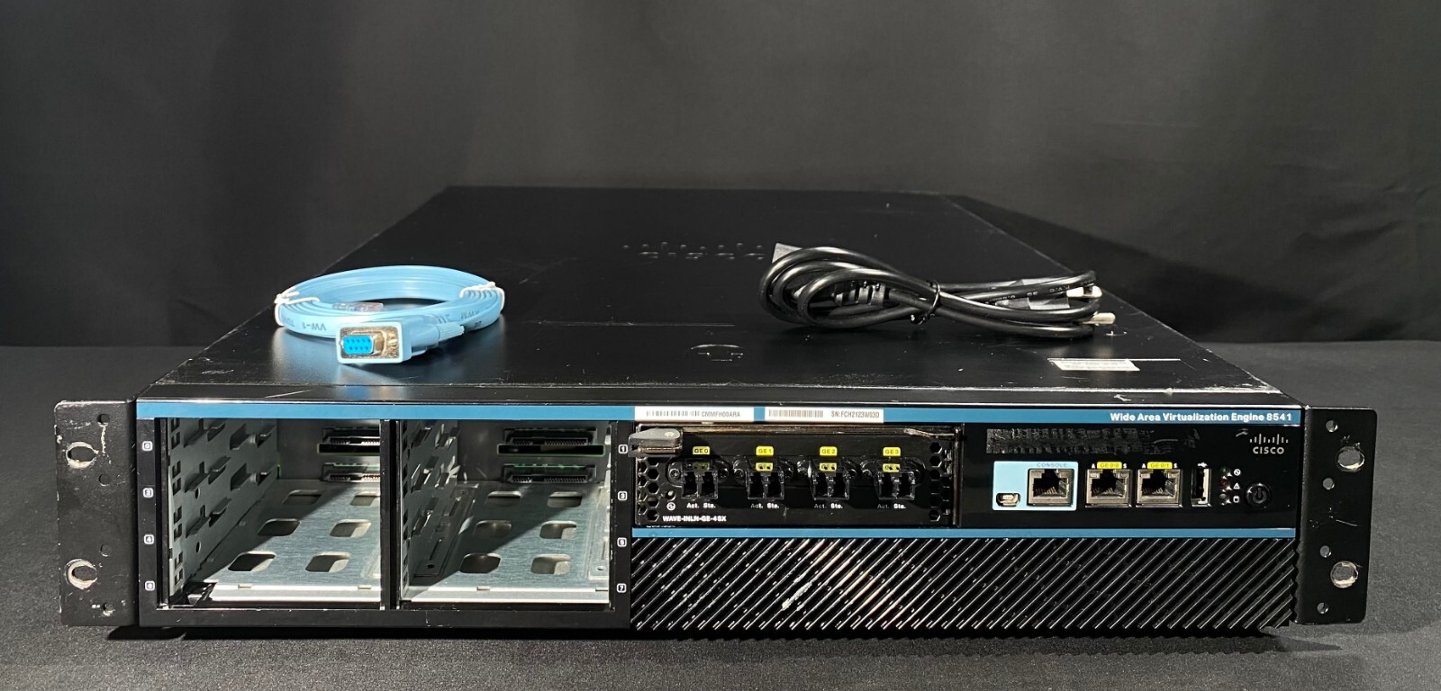 Cisco WAVE-8541-K9 Wide Area Virtual Engine 12x8gb Ram - Same Day Shipping