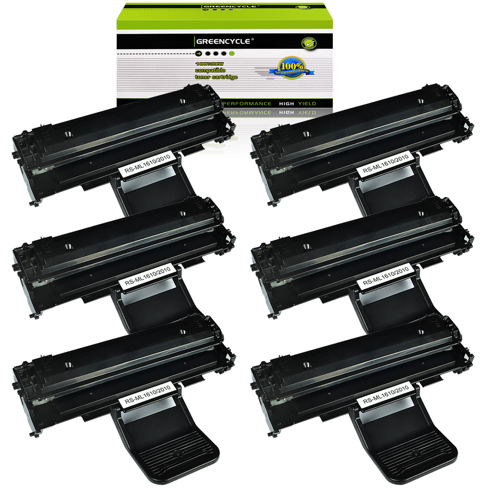 6 pk ML2010 Toner Cartridge For Samsung ML-1610 ML-1615 ML-1620 ML-2010 ML-2015