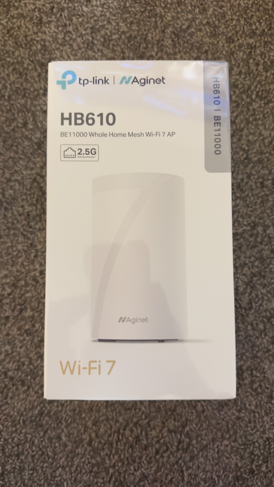 TP-Link Aginet Tri Band Mesh WiFi Router HB610 BE11000