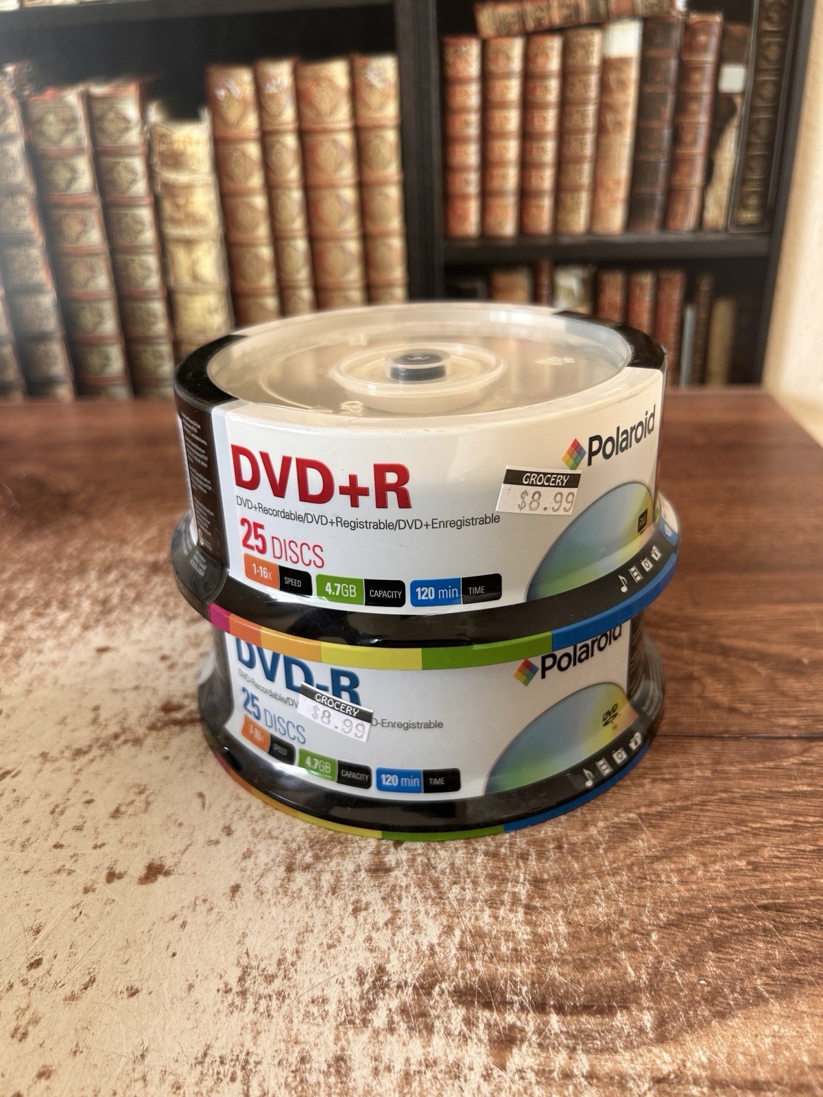 Polaroid BD-R Recordable Blank Blu-Ray Discs 25 PACK Lot Of 2 (25 GB) 120 MIN 50