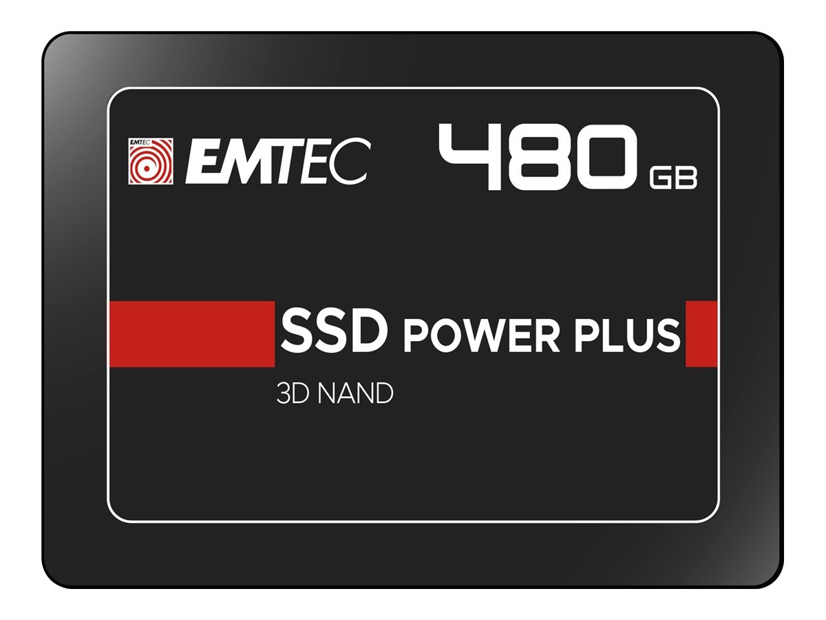 EMTEC SSD 2.5'' SATA X150 Power Plus 3D-NAND Internal SSD ECSSD480GX150