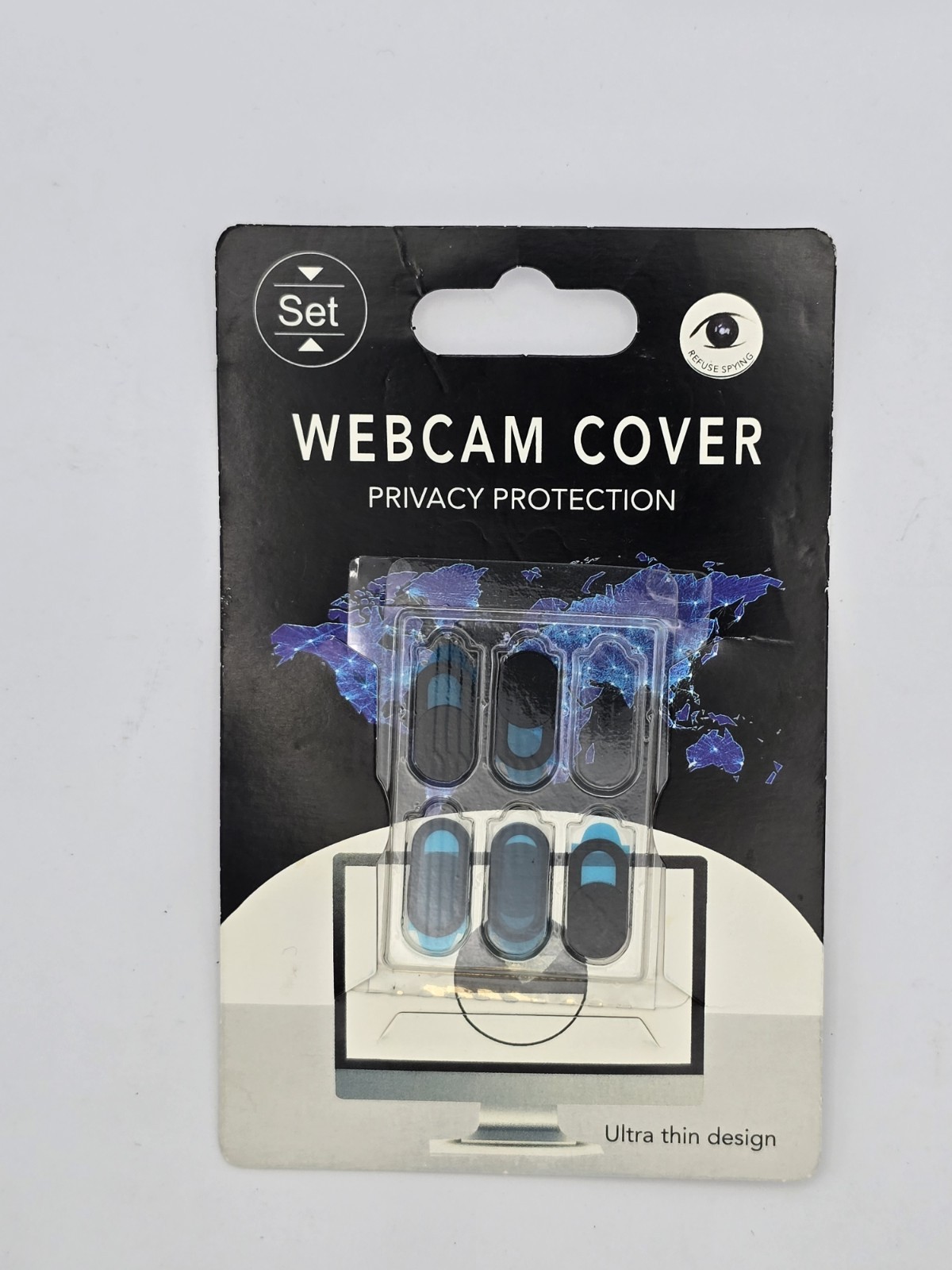 Webcam Cover,3 PCS Camera Cover Slide, Ultra-Thin Webcam Cover Slide Compatible