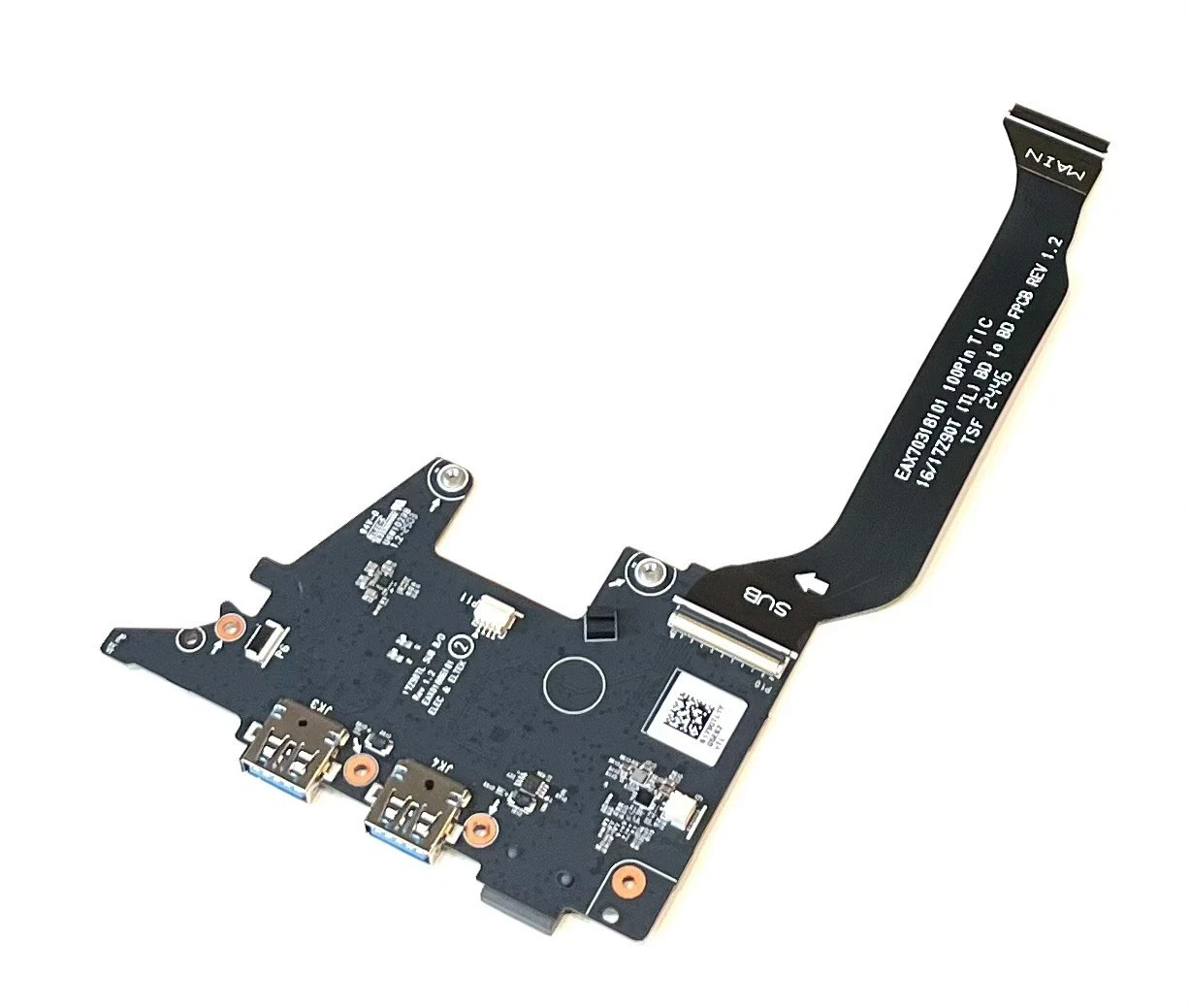 LG Gram 17Z90TL-H.AUB6U3 Dual USB Power Button Board w/ Cable EAX01886101 OEM
