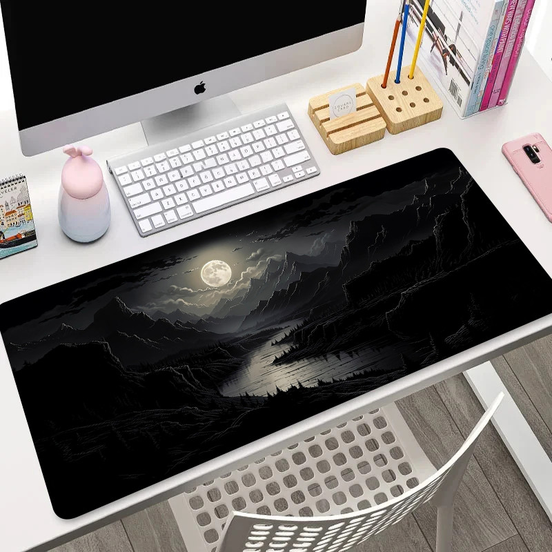 Large Desk Mouse Pad – Non-Slip, Room For Keyboard + Mouse