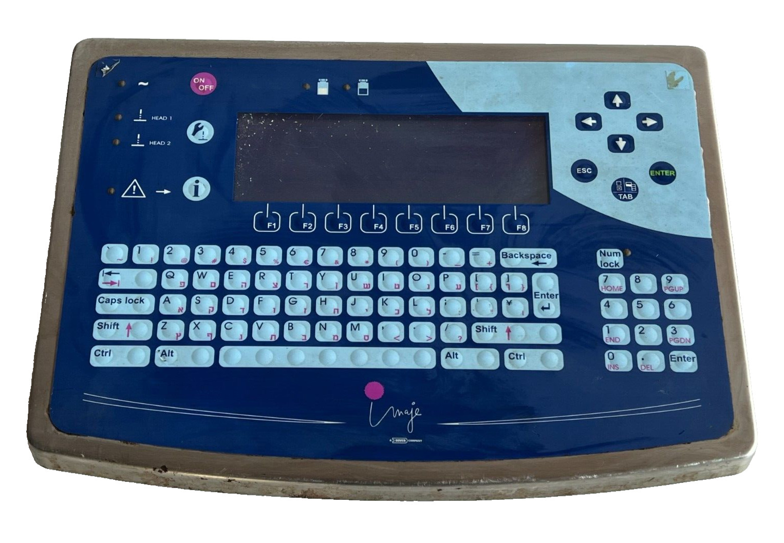 Markem-Imaje 9040 Inkjet Printer User Interface display/ maje A37883-B CPU Board