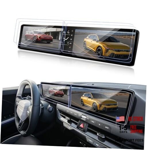 For 2026 2025 Kia K4 Screen Protector 12.3 Inch [Split 4Pcs Nano Film] for