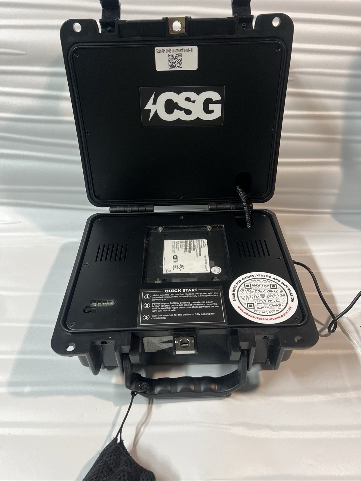 CSG Mobile Command Center Mini w/ Cradle Point IBR900-1200M-B