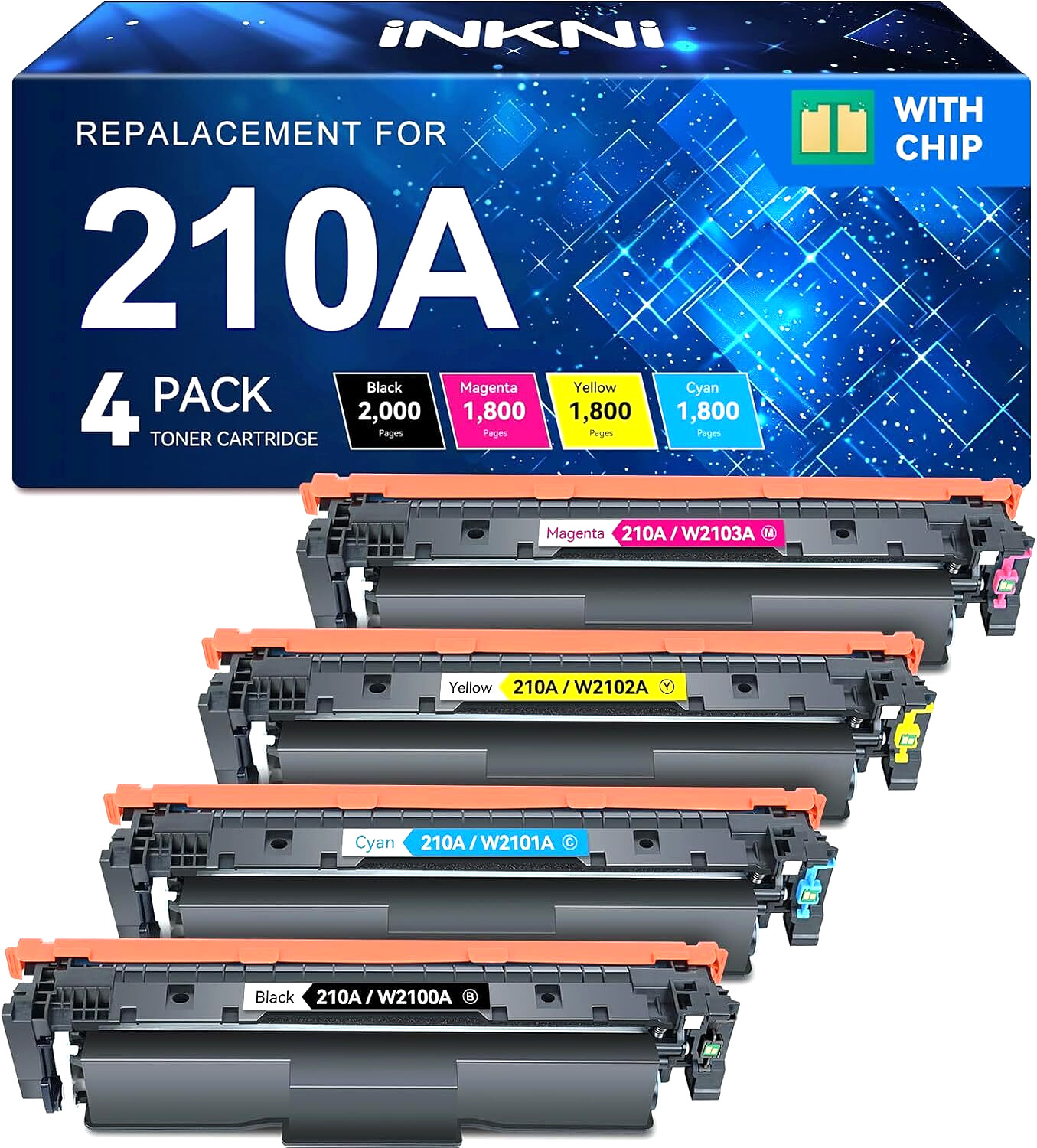 210A Toner Cartridge for HP Color LaserJet Pro 4201 & MFP 4301 Series Printers