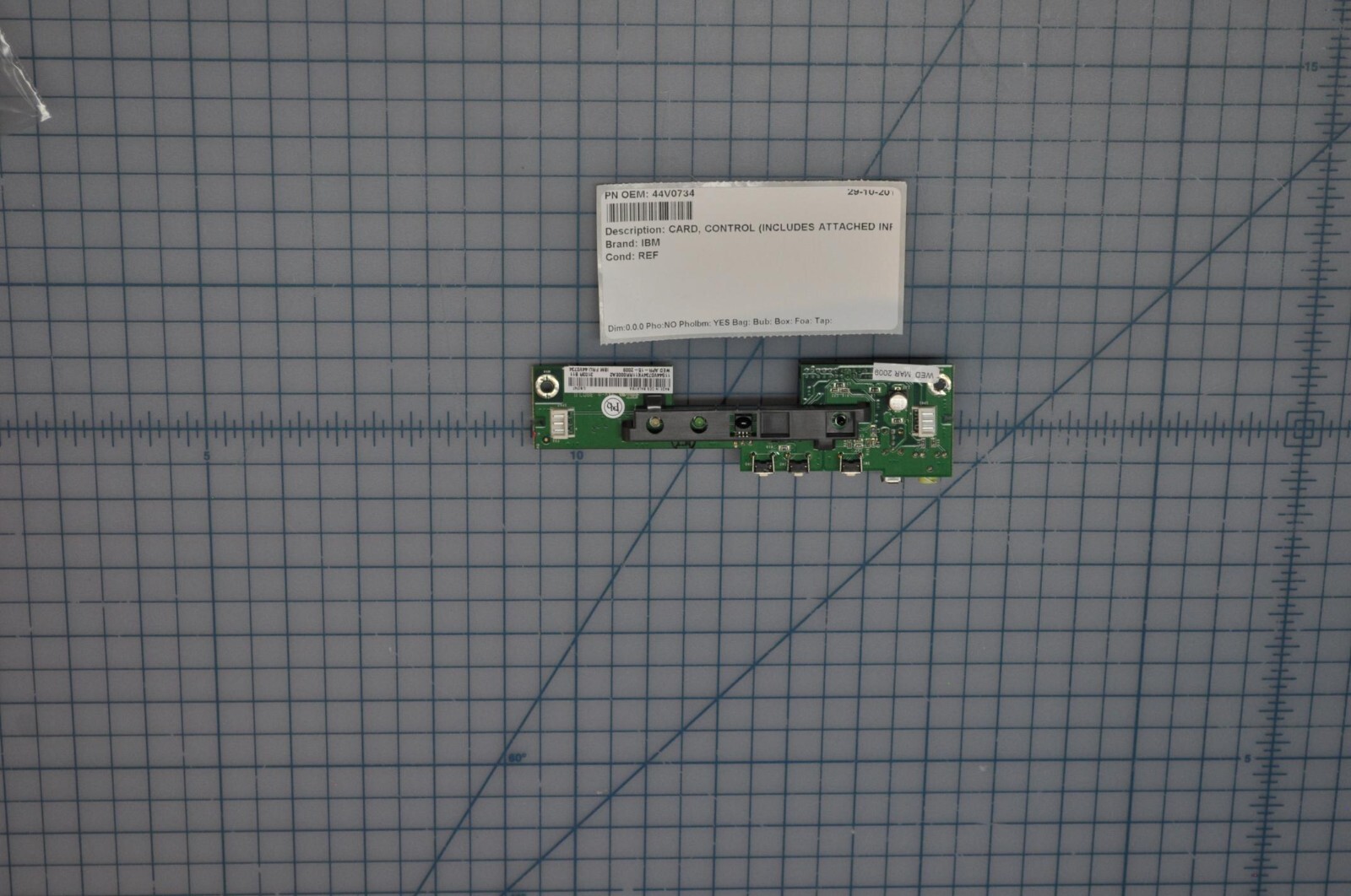 IBM  w/Attached Infrared Sensor LED Housing Card Grade A 44V0734