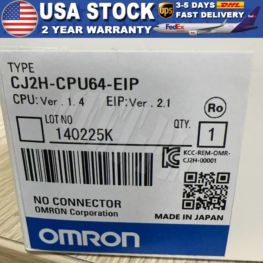Omron PLC CJ2H-CPU64-EIP Programmable Controller Module CPU Unit US Free TAX