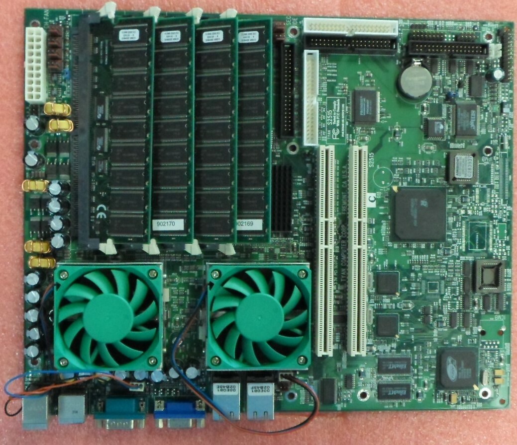 TYAN S2515 Dual Socket 370 Server M/B W/ 2 1GHZ CPU, 2 GB MEMORY