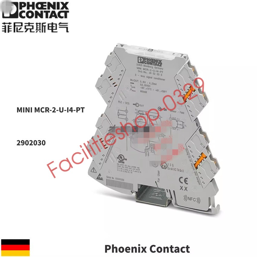 1pcs Phoenix Signal Isolation Amplifier-MINI MCR-2-U-I4-PT-2902030 DHL/FedEx
