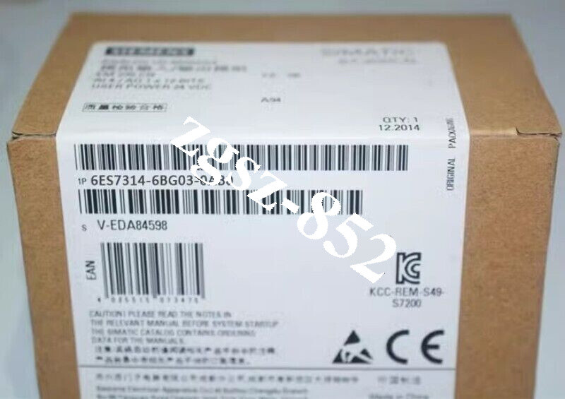 SIEMENS 6ES7 314-6BG03-0AB0 Module 1pcs Brand New Fast Shipping FedEx or DHL