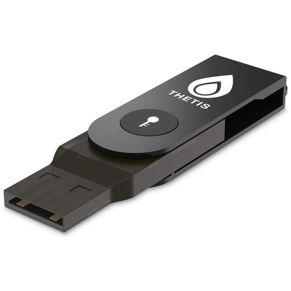 FIDO2 Key [Folding Design] Universal Factor Authentication USB (A) for Multi-...