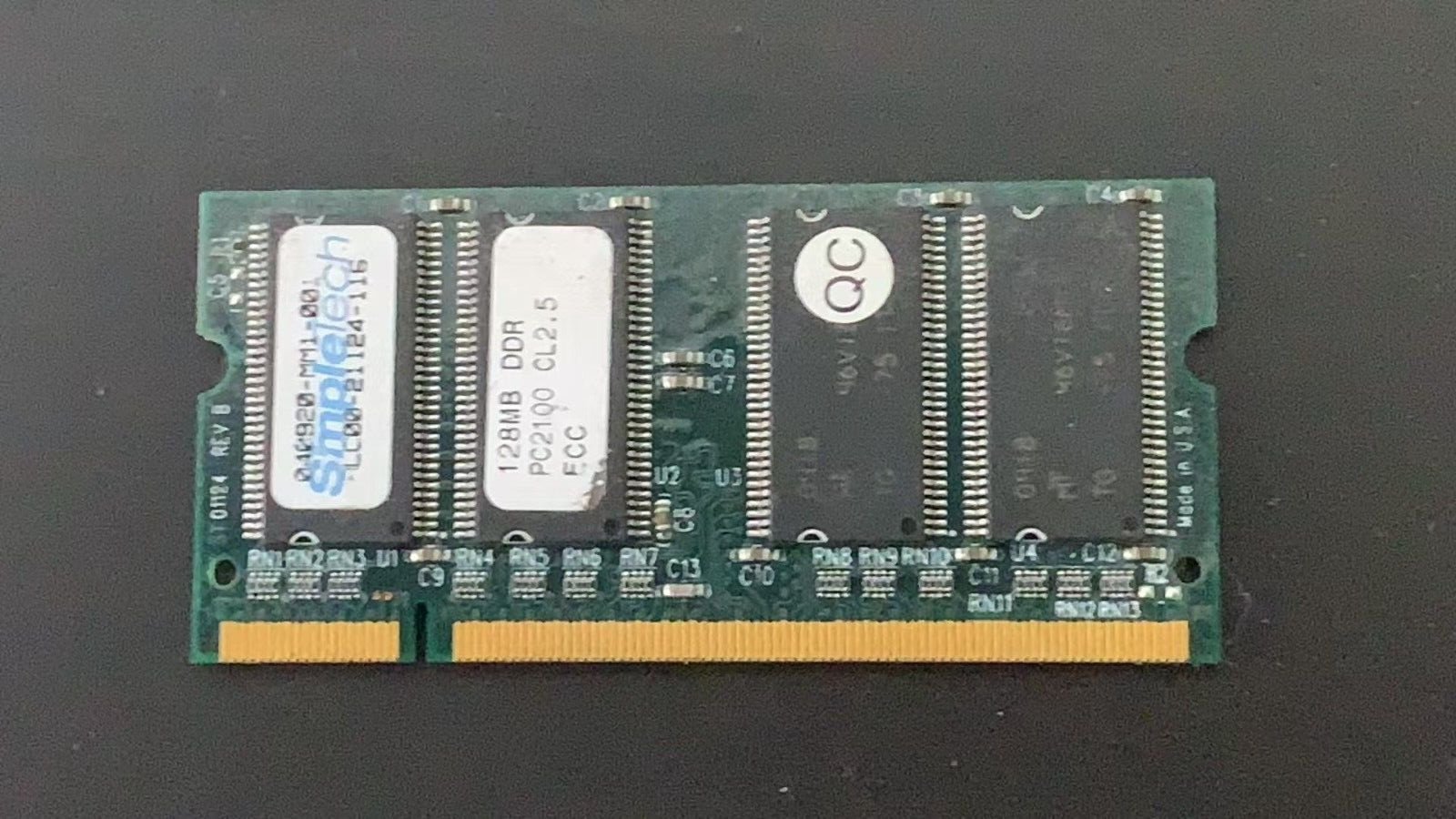 SimpleTech 128MB DDR pc2100 ECC So-DIMM Modules