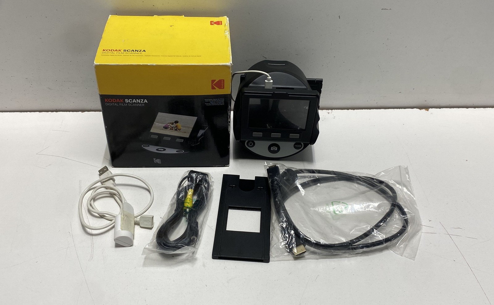 Kodak Scanza Digital Film Scanner RODFS35 With Box & Accessories Tested