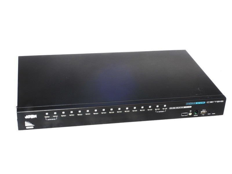 NOS ATEN INTERNATIONAL MODEL CS17916 16-PORT USB HDMI AUDIO KVM NETWORK SWITCH