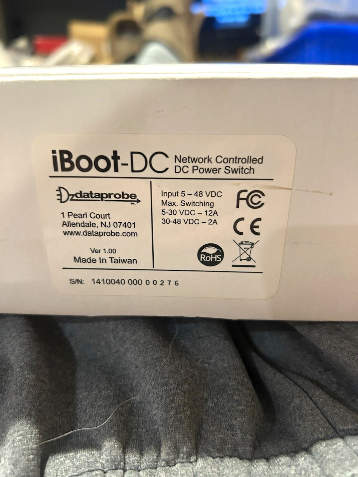 Dataprobe iBoot-DC Network Controlled Web Enabled DC Power Switch