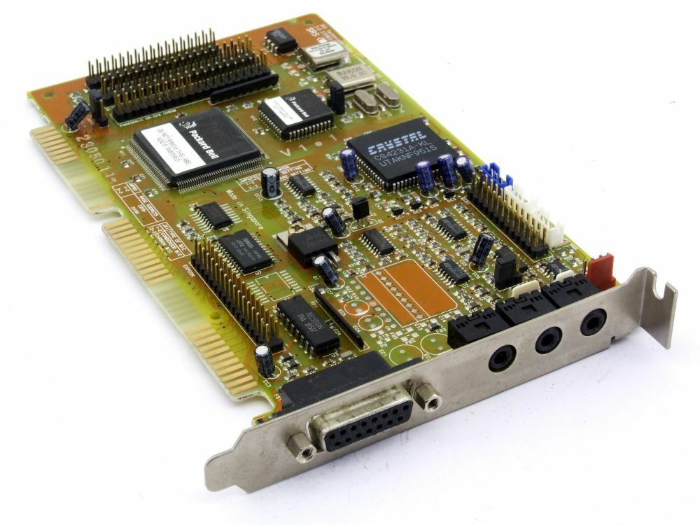 Srs Labs P16(WH) 3-D Stereo Aztech Audio Packard Bell Isa Sound Card I38-Mmsn8