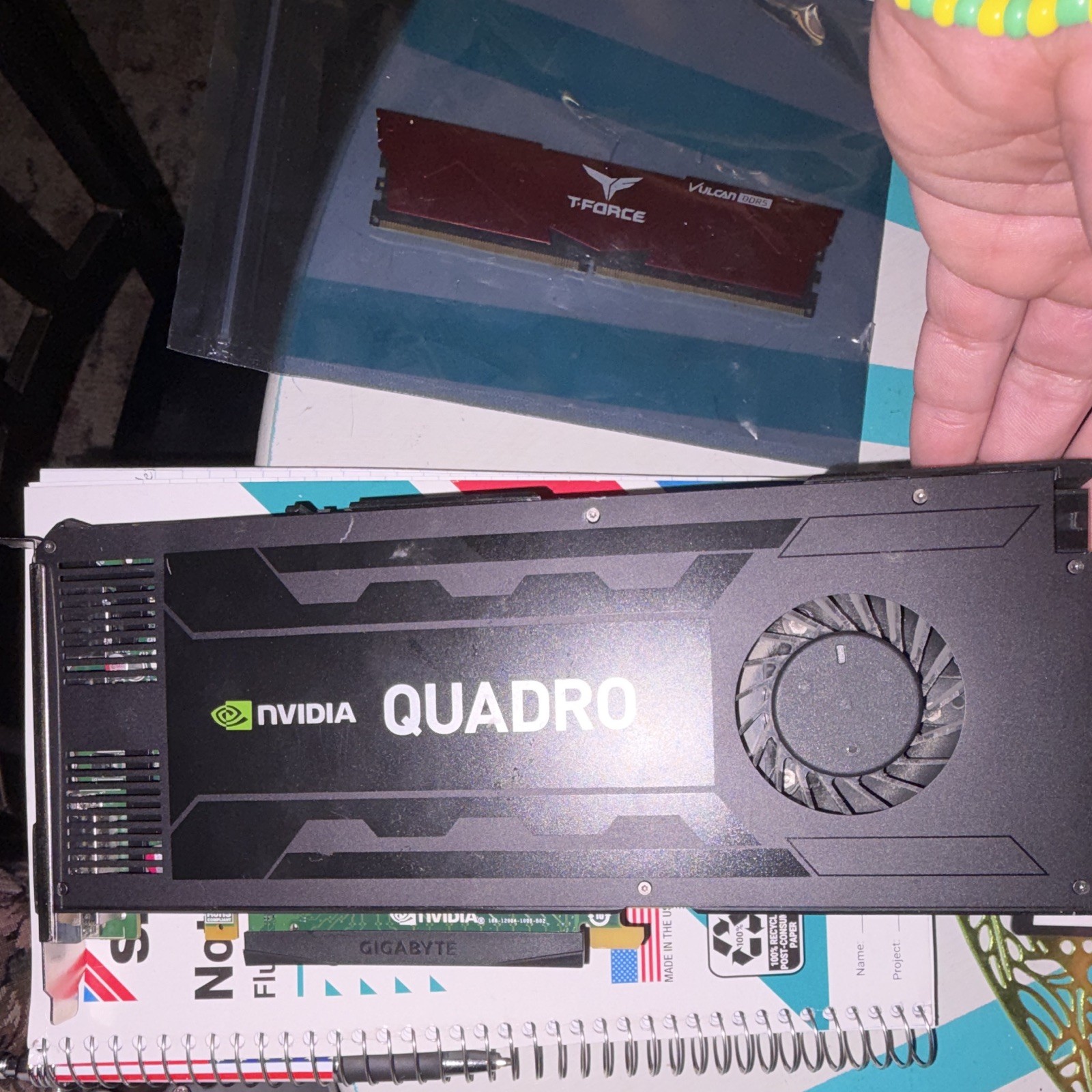 NVIDIA Quadro PCIe x16 Graphics Card DVI CUDA Multi-GPU Fan Heatsink