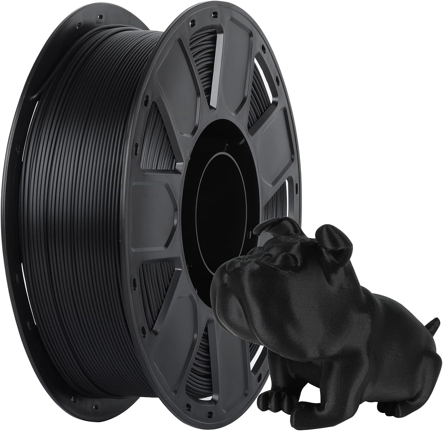 Creality Tough PLA 3D Printer Filament, Black, 1‑Pack, 1KG Total