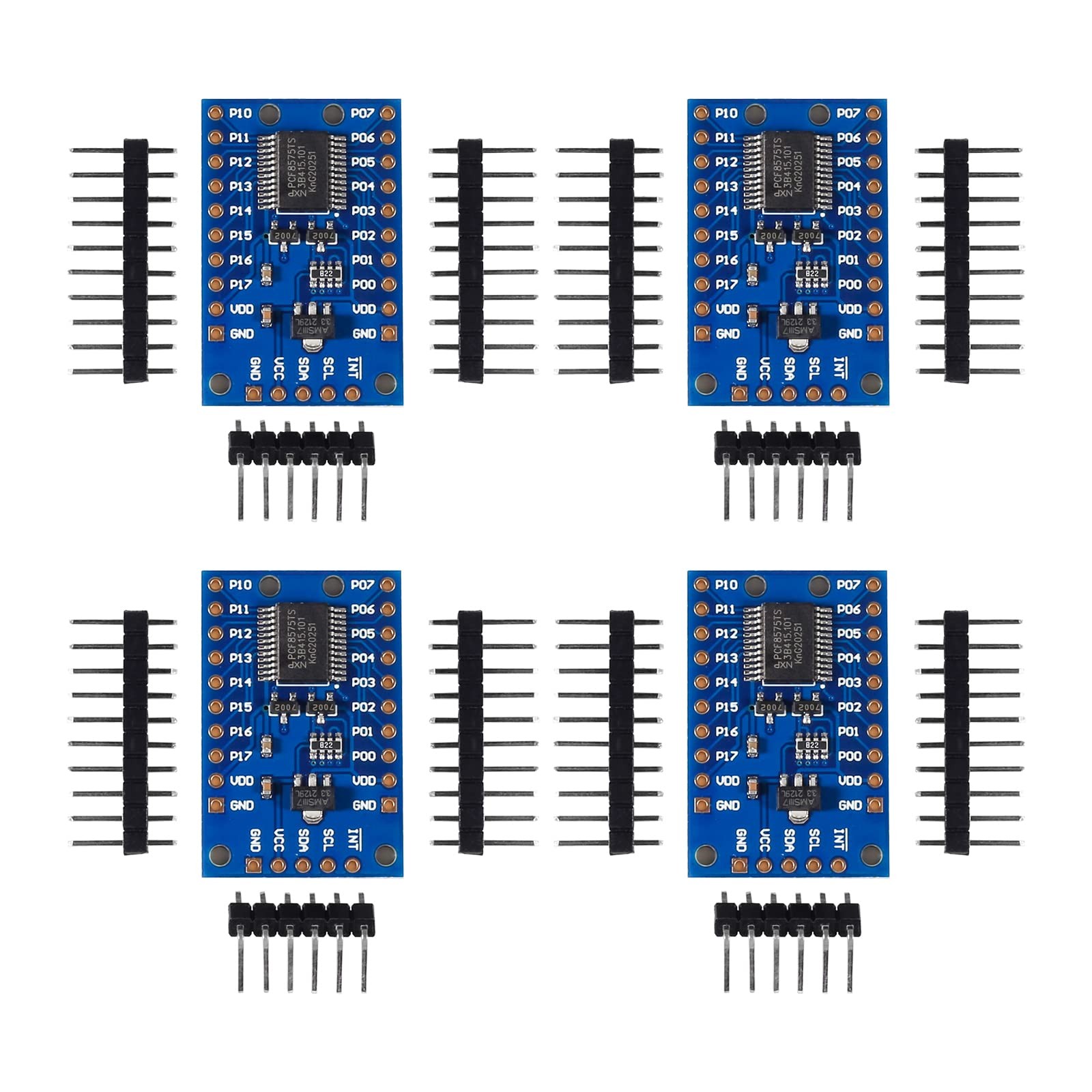 4PCS PCF8575 I2C to 16 IO Expander Module Integrated Circuit Dev Board