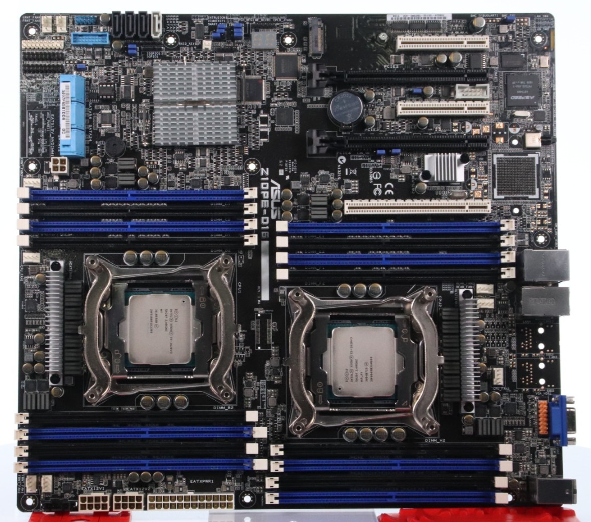 ASUS Z10PE-D16 Motherboard LGA 2011 DDR4 w/ 2x Intel Xeon E5-2620V3, 2x Coolers