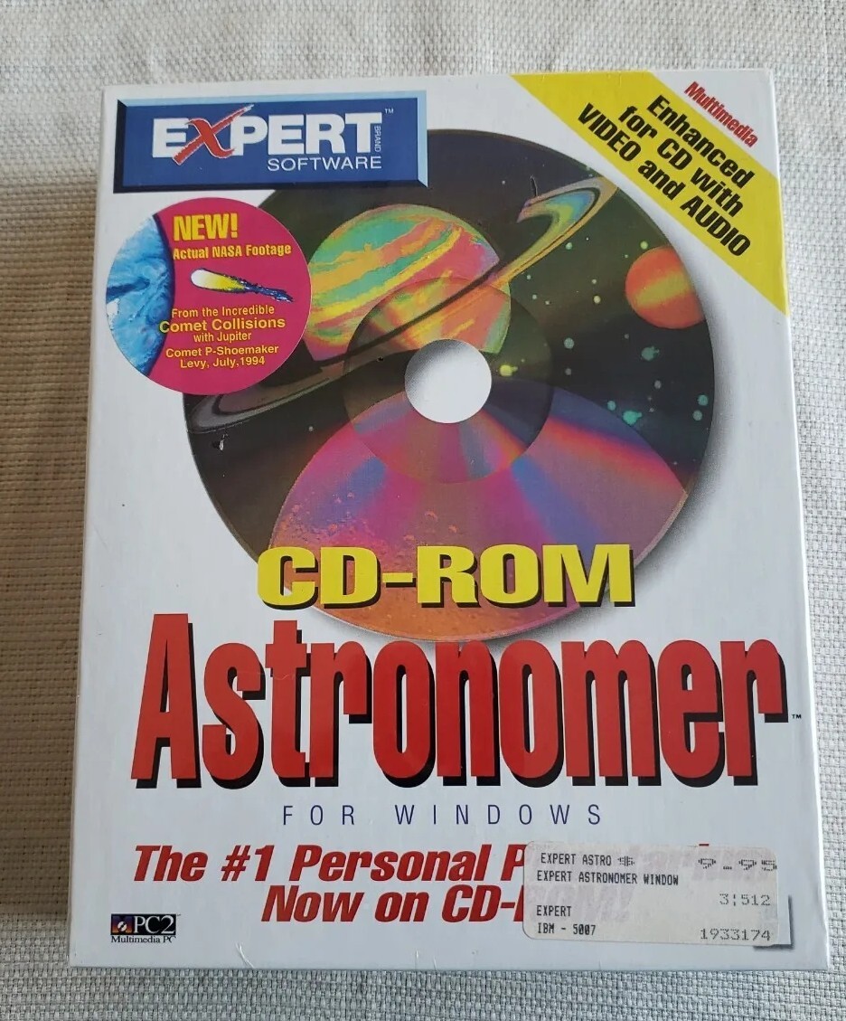 Astronomer CD-ROM For Windows Expert Brand Software Factory Sealed 