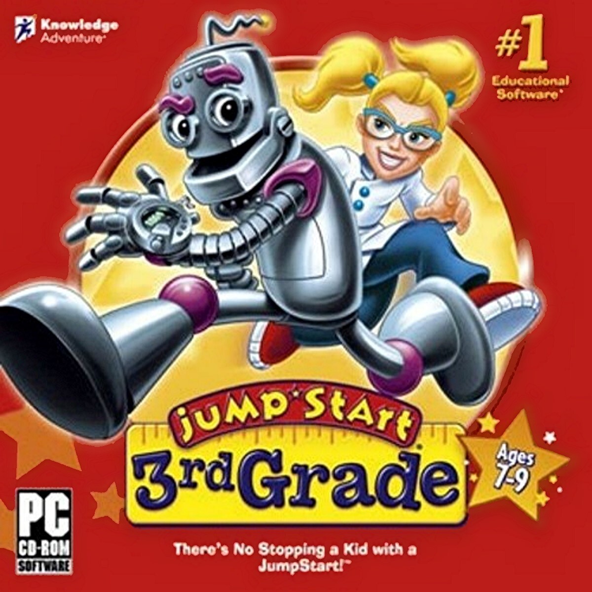 JumpStart 3rd Grade Ages 7-9 Knowledge Adventure Jump Start New Sealed