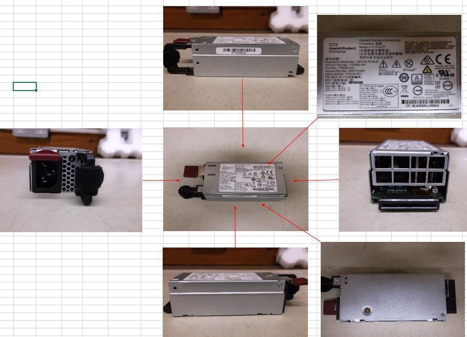 Replacement Part: HP 830219-001 900W Hot-Plug Power Supply Unit for HPE G9 Server ~E~