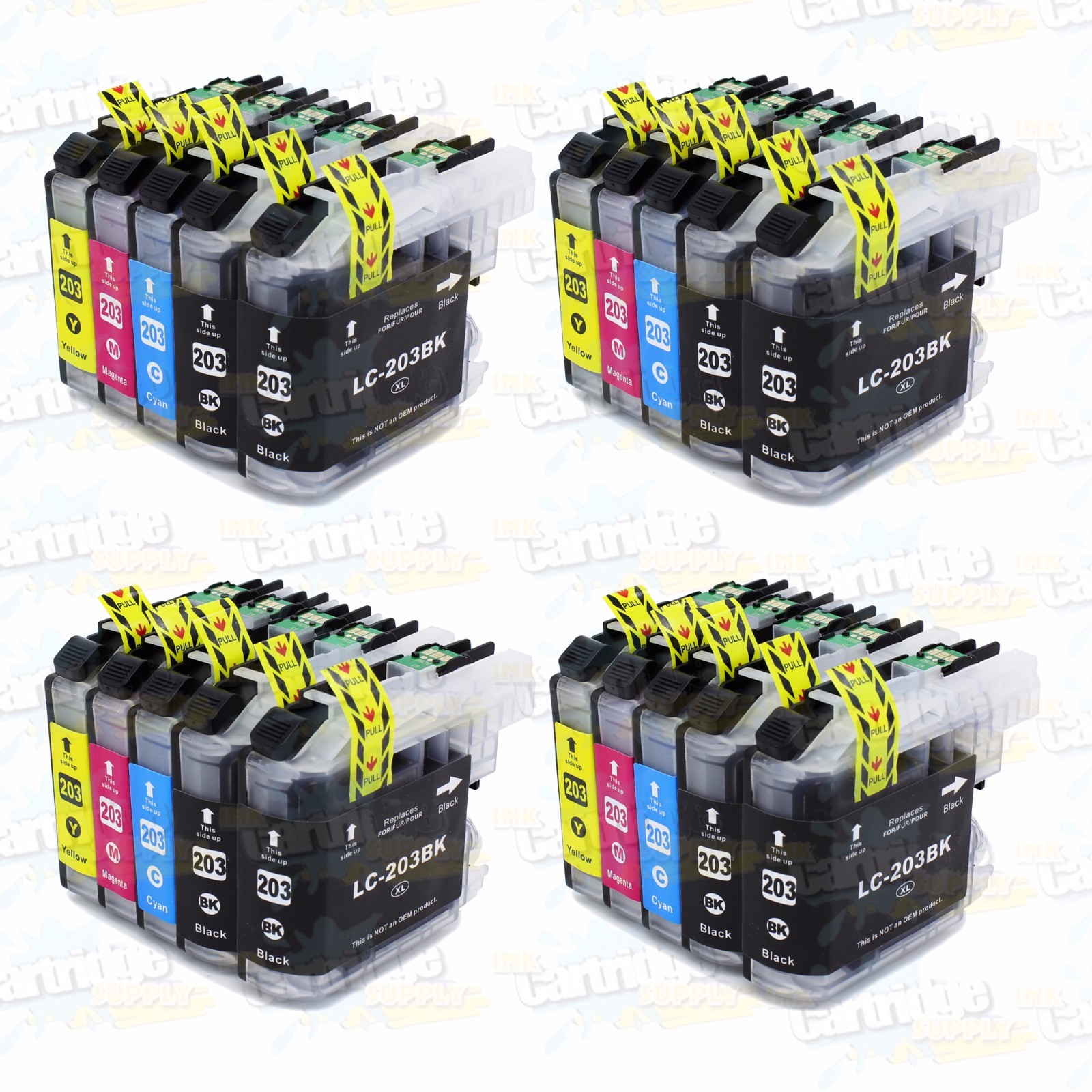 20PK LC203XL LC201 Ink For Brother MFC-J460DW J480DW J680DW J485DW J880DW