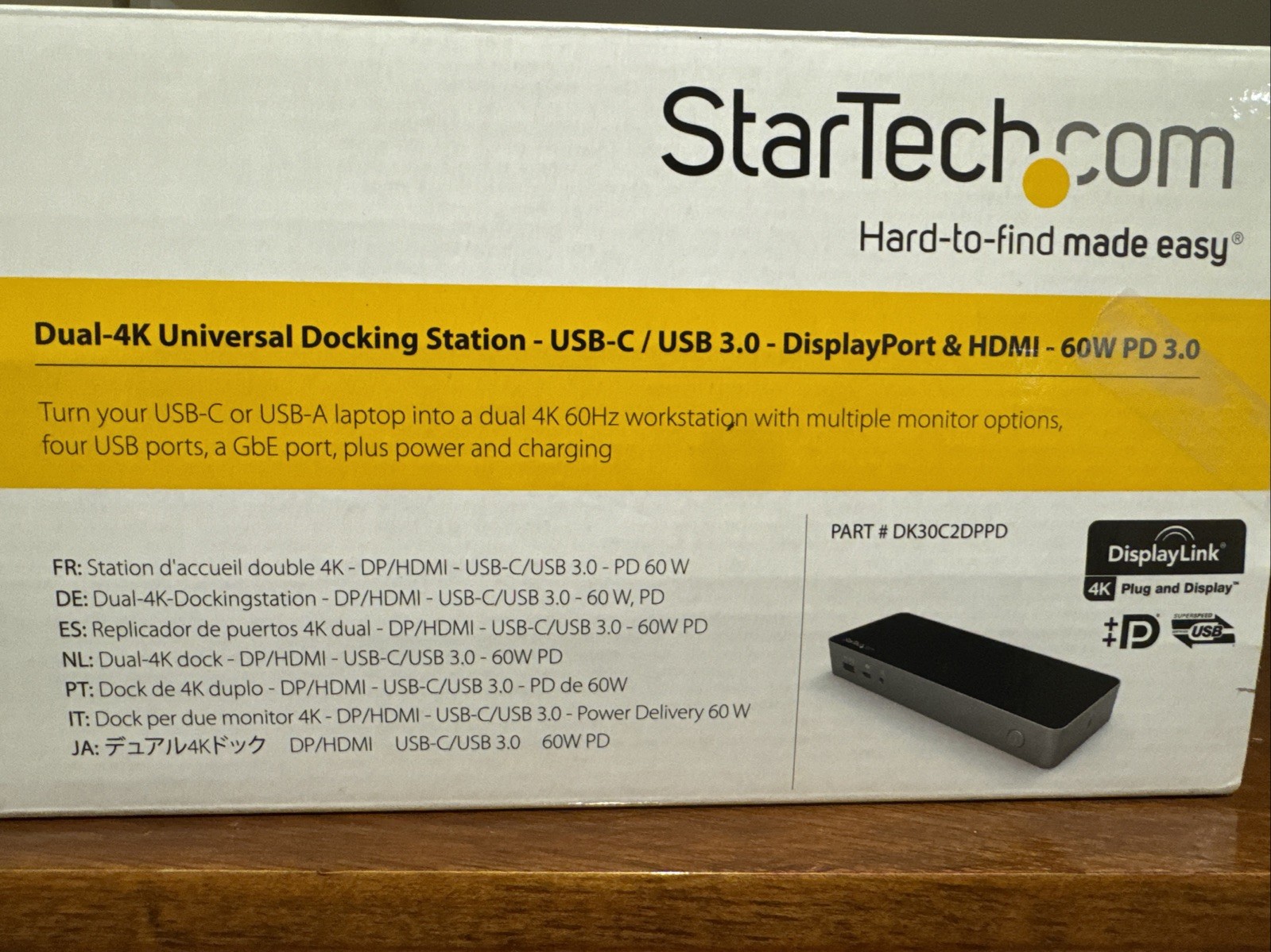 StarTech DK30C2DPPD Docking Station