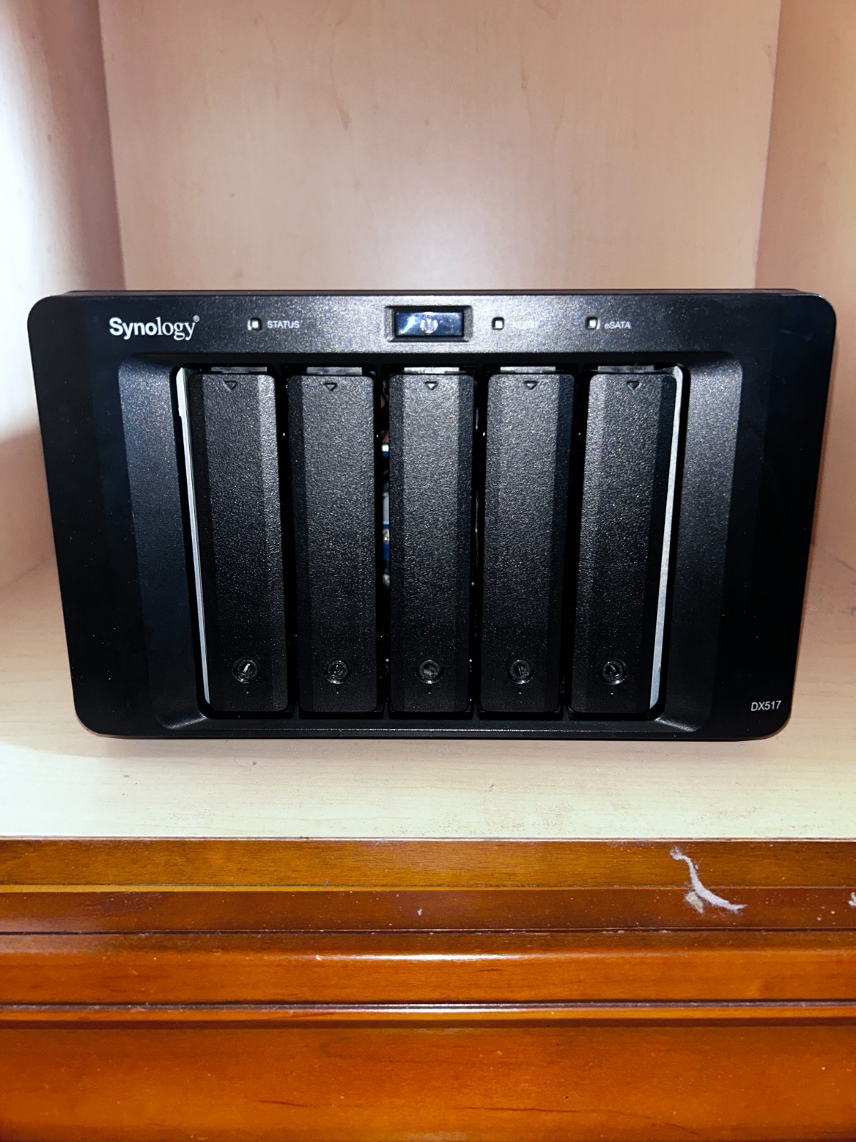 Synology DX517 5-Bay Expansion Unit Diskless eSATA for Compatible Synology NAS