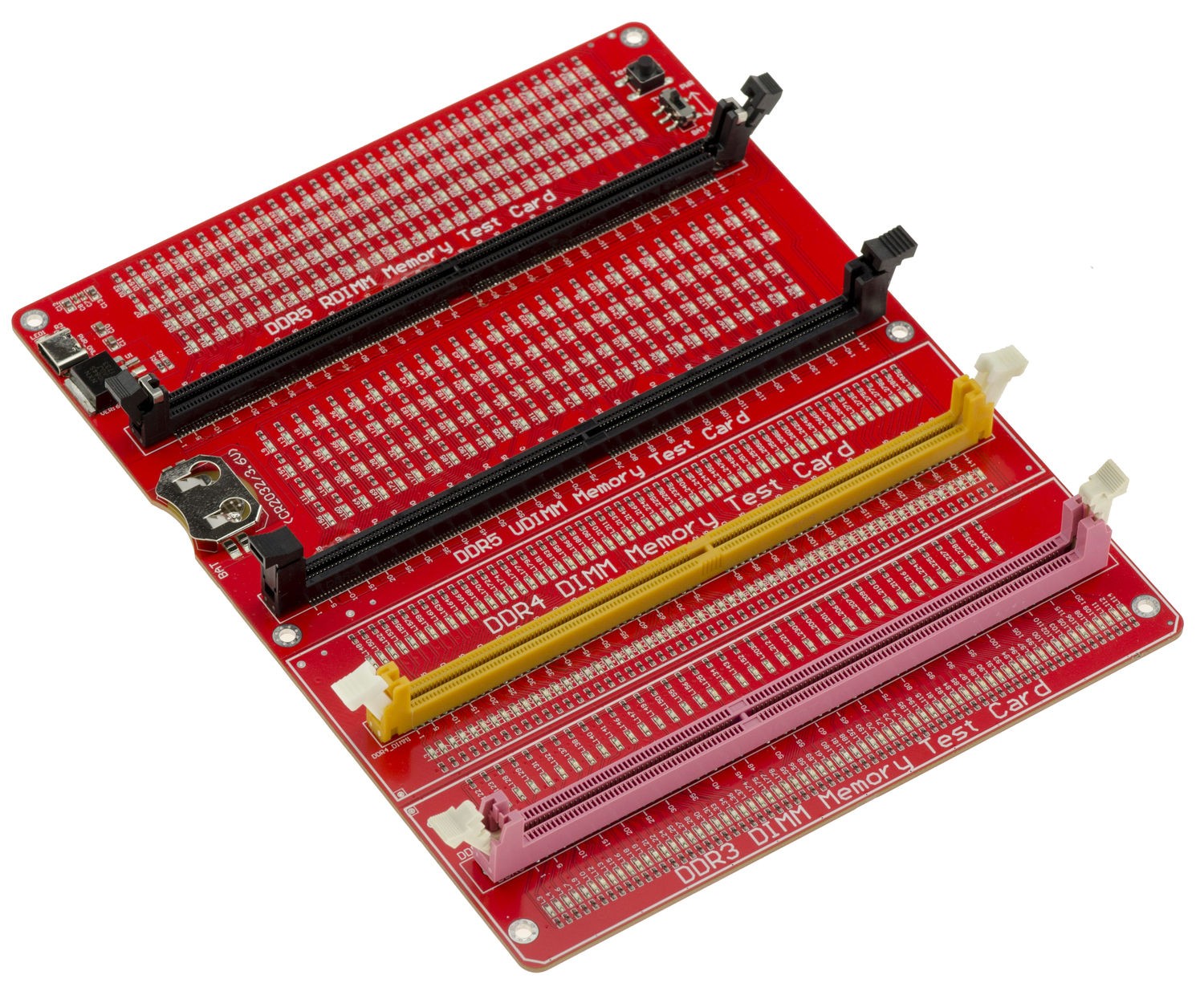 Test Plate For DDR3 DDR4 DIMM And DDR5 RDIMM UDIMM Memory Module