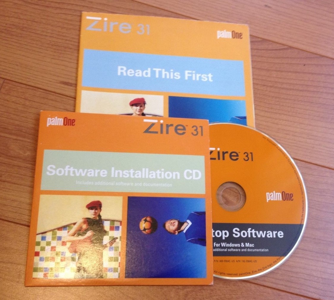 Palm Zire 31 Desktop Software + Read This First for Palm PDA Handheld Organizer