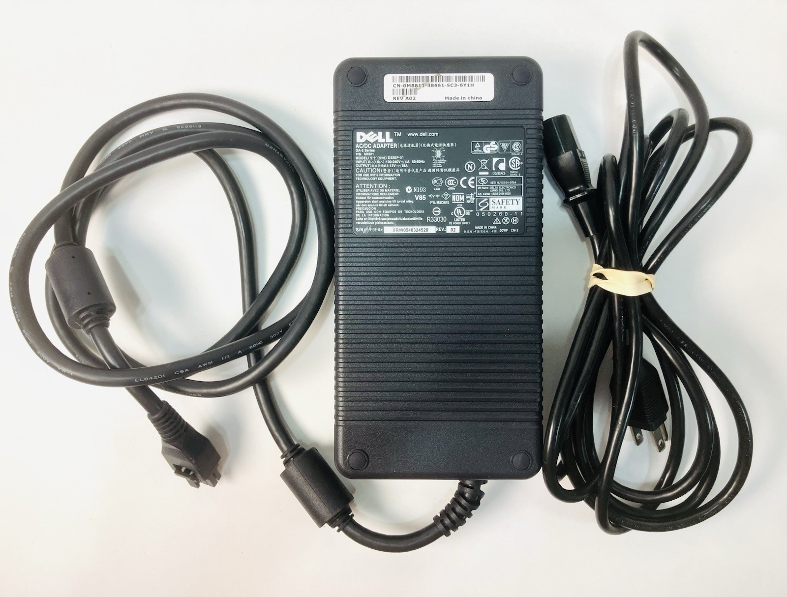 Dell DA-2 220W 12V 18A AC Power Adapter (Model D220P-01)