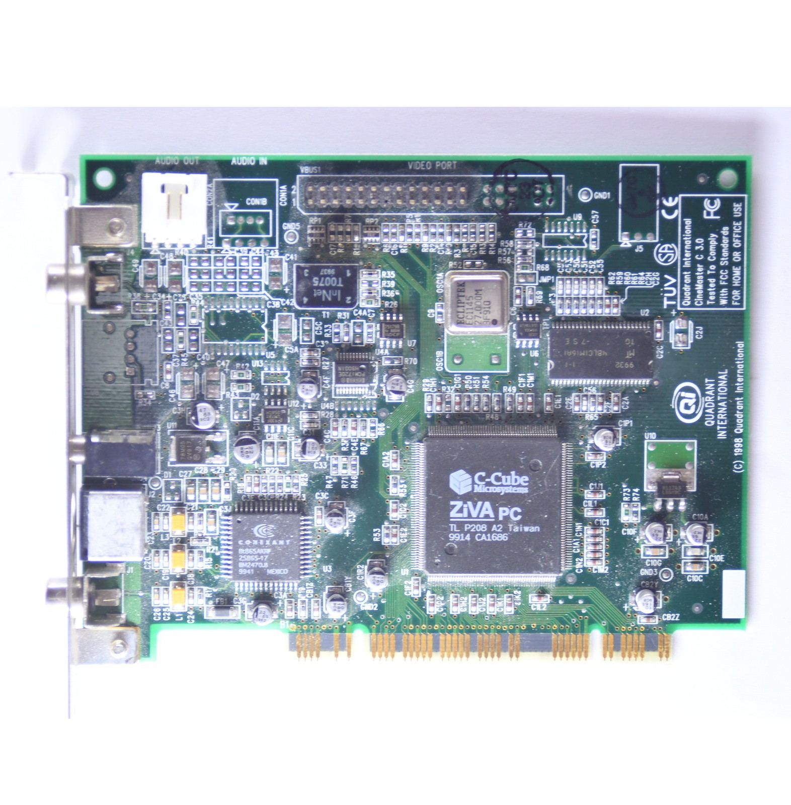 Dell Quadrant International CineMaster PCI Video Card Dell NTSC S-Video S/PDIF